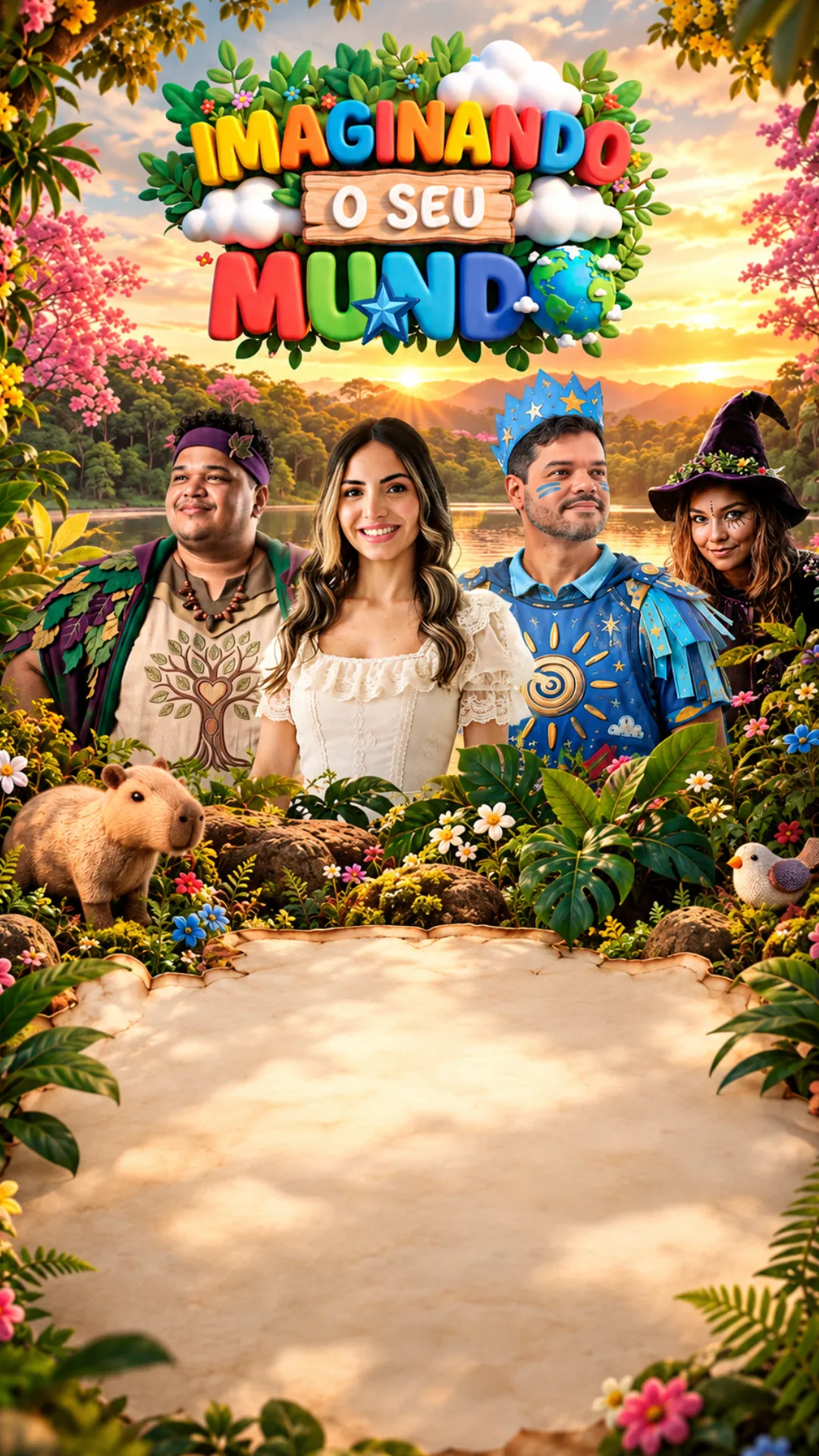Elenco de Imaginando o Seu Mundo